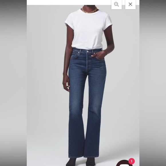 NWT Citizens of Humanity Libby Relaxed Bootcut Jeans Women’s Size 26 - Picture 12 of 16